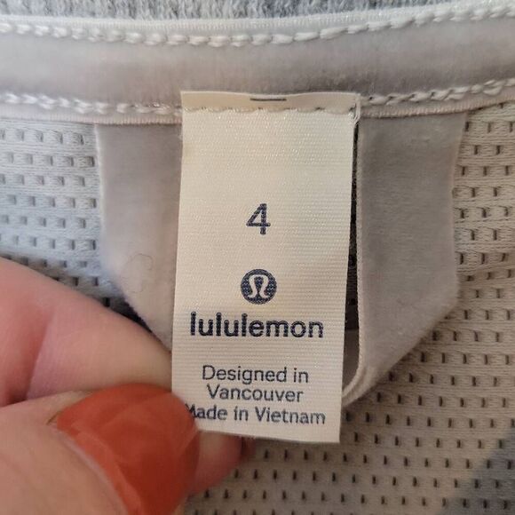 Lululemon Women's Stand Out Sherpa Fleece Jacket Heathered Grey Size 4 - Picture 5 of 9